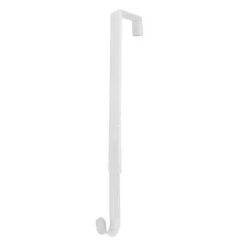 Регулируемая вешалка для венков, не повреждающая венки, висящие на крючках для дверей, железная вешалка для дверей белый