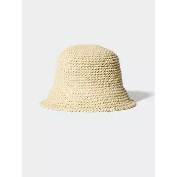 Регулируемая вязаная шапка Uniqlo Japan 30 NATURAL/ONE SIZE