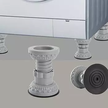 Регулируемая высота подставки для стиральной машины антивибрационная подставка для холодильника фиксированная нескользящая подставка опора амортизаторы подставка