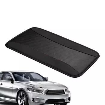 Регулируемая высота PU кожа автомобильная консоль чехлы подлокотник ящик противоскользящий коврик центральный пульт управления подлокотник декор для автомобильных аксессуаров