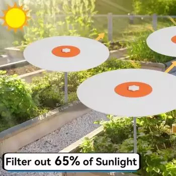 Регулируемая высота тента для растений ветрозащитный навес для растений прочный зонт от солнца для растений в горшках белый