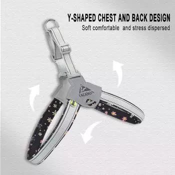 Регулируемая Y-образная шлейка для собак, дышащая шлейка для щенков, подходит для маленьких, средних и больших собак, чихуахуа, лабрадоров, шлейка для домашних животных XL