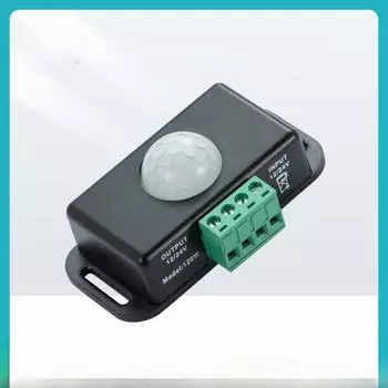 Регулируемая задержка инфракрасного датчика движения для светодиодного освещения шкафа 12/24 В