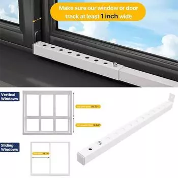 Регулируемая защитная планка для окна Yousheng с замком, защищающим от детей, простая установка, аксессуары для замков для раздвижных дверей балкона B