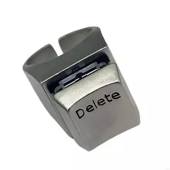 Регулируемое кольцо для клавиатуры Delete, яркое противотуманное кольцо для клавиатуры, модное кольцо для удаления, уникальное вентиляционное отверстие Bright surface