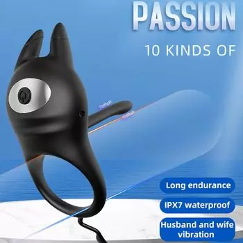 Регулируемое кольцо для пениса для мужчин, вибрирующие кольца для пениса с дистанционным управлением для задержки эякуляции, стимуляции яичек, секс-игрушки для пар