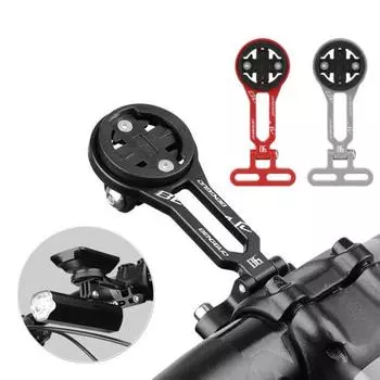 Регулируемое крепление для велосипедного компьютера, передний удлинительный кронштейн для велосипедного компьютера, шоссейные велосипеды, встроенный держатель компьютера на руль для Garmin Cateye Bryton красный