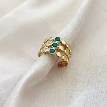 Регулируемое многослойное кольцо с экзотическим шармом в виде восьмиконечной звезды, благородное египетское кольцо для женщин three layers
