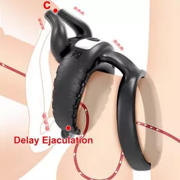 Регулируемое мягкое силиконовое кольцо для пениса для мужчин с дистанционным управлением, вибрация, задержка эякуляции, стимуляция клитора, секс-игрушка для пар