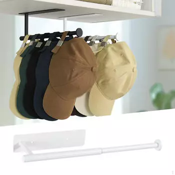 Регулируемое настенное решение для хранения бейсболок black classic