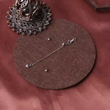 Регулируемое ожерелье из жемчуга в форме сердца из серебра 925 пробы с удлинительной цепочкой Three-dimensional heart end