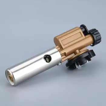 Регулируемое пламя газовых зажигалок головка зажигания с обратным использованием кухонная струя паяльная лампа зажигалка для барбекю бутановая зажигалка