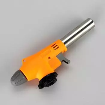 Регулируемое пламя газовых зажигалок головка зажигания с обратным использованием кухонная струя паяльная лампа зажигалка для барбекю бутановая зажигалка жёлтый