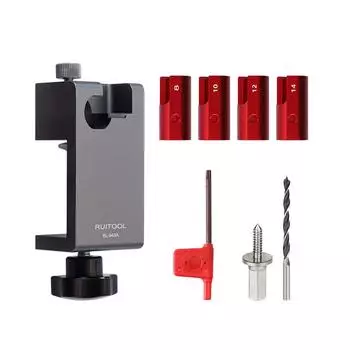 Регулируемое приспособление для изготовления дюбелей с карбидным вспомогательным инструментом 8/10/12/14 мм 5/16 3/8 1/2 электрическая дрель фрезерный дюбель A