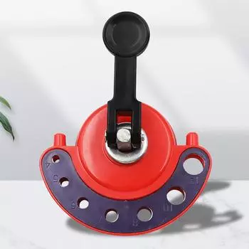 Регулируемое сверло 4-12 мм для сверления отверстий в стекле и плитке, направляющая для сверла с вакуумной присоской, локатор отверстий в стекле и плитке