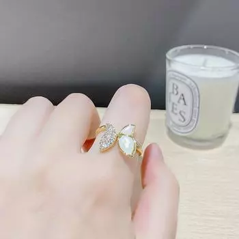 Регулируемое женское кольцо-бабочка, модное, индивидуальное, простое, чистое, стильное, для девушек, для летнего, пляжного, отпуска, ювелирное кольцо на палец, ювелирное украшение для свадебной вечеринки