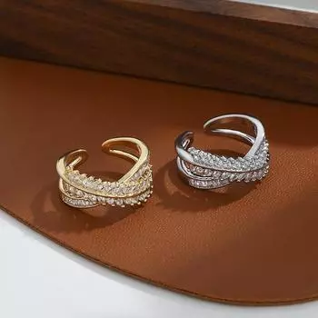 Регулируемое женское кольцо с крестом в виде листа, модное, индивидуальное, простое, чистое, стильное, для девушек, летнее, пляжное, отпускное, ювелирное кольцо на палец, ювелирные изделия для свадебной вечеринки