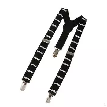 Регулируемые эластичные подтяжки с Y-образной спинкой и усами для девочек №1