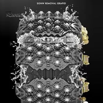 Регулируемые автомобильные цепи противоскольжения, нержавеющие, высокая твердость, быстрая установка, простая установка, утолщенные автомобильные противоскользящие цепи противоскольжения