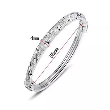 Регулируемые браслеты со звездами из стерлингового серебра 925 пробы и браслеты для женщин, браслеты на День святого Валентина, S-B62