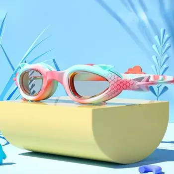 Регулируемые детские противотуманные очки для плавания для мальчиков и девочек, детские очки для плавания, набор очков для обучения водным видам спорта, дайвингу
