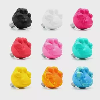 Регулируемые двухрядные роликовые коньки с резиновым тормозом Cat Claw - износостойкие.