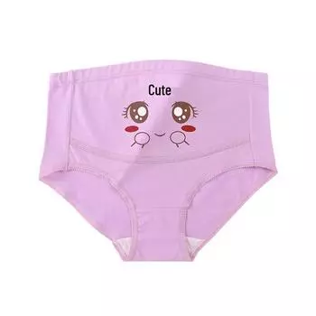 Регулируемые хлопковые трусы для беременных с высокой посадкой - Поддержка живота на поздних сроках беременности, Женское нижнее белье больших размеров M