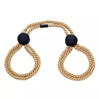 Регулируемые хлопковые веревочные наручники: Многофункциональное БДСМ ограничение и вспомогательное средство для тренировок по самосвязыванию