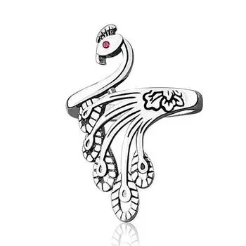 Регулируемые кольца для вязания крючком, держатель для пряжи, крючок для плетения «Павлин», плетеный открытый напёрсток для поделок, аксессуары для женщин и мам