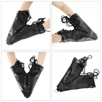 Регулируемые кожаные наручники для взрослых пар, секс-игрушка, удобные и прочные ограничители запястий