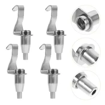 Регулируемые крючки для проволочного троса Крючки для подвешивания картин на рельсах Аксессуары для подвесной системы галереи серебряный