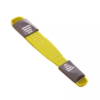 Регулируемые кухонные весы, мерная чашка, двойной конец, восемь киосков, мерная ложка для соли, супа, кофе, чая, порошка, кухонные гаджеты