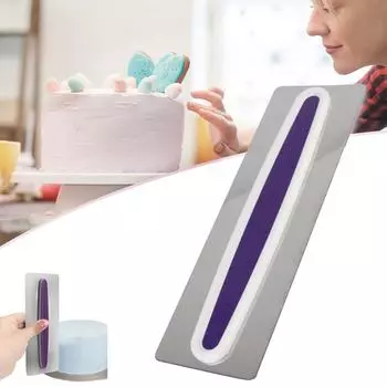 Регулируемые лопатки для помадки, посуда для выпечки своими руками, столовые приборы, скребок для разглаживания краев торта, подставка для украшения торта, кухонный инструмент для торта
