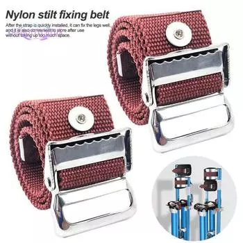 Регулируемые нейлоновые ремни для ног, запасная часть ходулей для гипсокартона, ремни для ходулей, комплект ремней для фиксации ног 2pcs