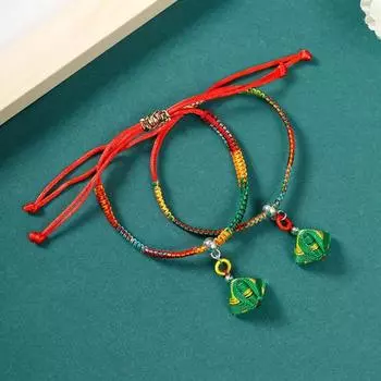 Регулируемые плетеные ручные веревки в китайском стиле, красные браслеты на удачу для влюбленных Style 20