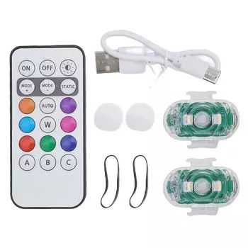 Регулируемые режимы мигания Светодиодные стробоскопы для самолетов Светодиодные фонари для предотвращения столкновений