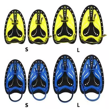 Регулируемые силиконовые перчатки для дайвинга с перепонками для взрослых, плавник-флиппер, обучающее снаряжение для поезда, профессиональное весло для плавания, лягушачий палец