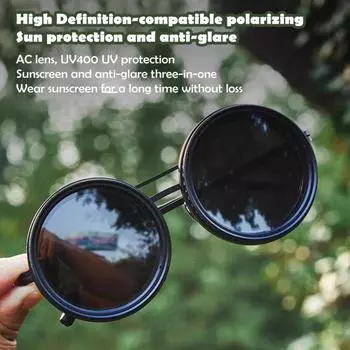 Регулируемые солнцезащитные очки с ND-фильтром 45666 Gears for Comfort Clarity Polarized Round Glasses