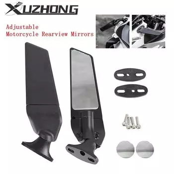 Регулируемые зеркала заднего вида для мотоцикла, модифицированное вращающееся зеркало Wind Wing для Honda CBR 250R 300R 500R 600R 650R CBR1000RR