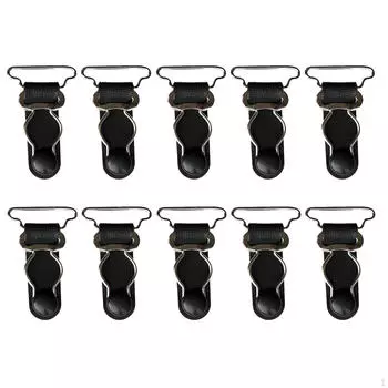 Регулируемые женские подвязки ручной работы, высокие чулки, зажимы для ремня, черные, 26 мм