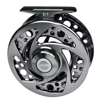 Регулируемый 1:1 2 + 1 BB катушка для нахлыста 5/7 7/9 9/10 WT катушка для нахлыста с ЧПУ, большая оправка, литое под давлением алюминиевое вращающееся колесо A-5/7
