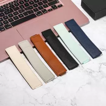 Регулируемый эластичный держатель для ручки из цветной искусственной кожи, эластичный чехол для ручки A5