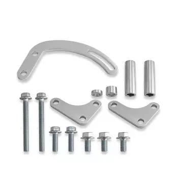 Регулируемый алюминиевый кронштейн для насоса гидроусилителя руля SBC с использованием шлицевого рычага для поддержания натяжения ремня.