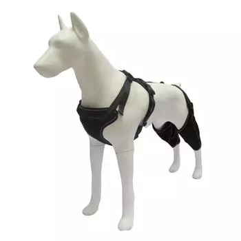 Регулируемый бандаж для собачьих лап предотвращает раны и обеспечивает тепло для восстановления после облизывания, помогает в заживлении M