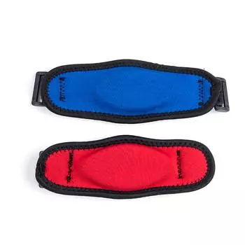 Регулируемый безопасный нейлоновый бандаж на локте, рукав, накладка для баскетбола, тенниса, защита от боли синий