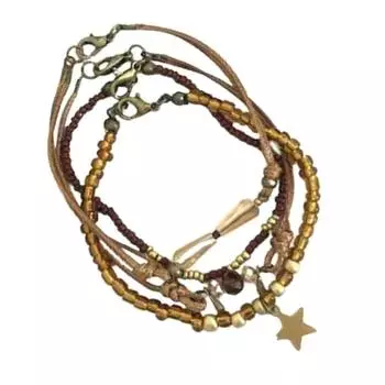 Регулируемый браслет Браслет ручной работы Геометрический браслет из бусин Винтажный плетеный шнур Ювелирные изделия Пластиковая текстура для женщин