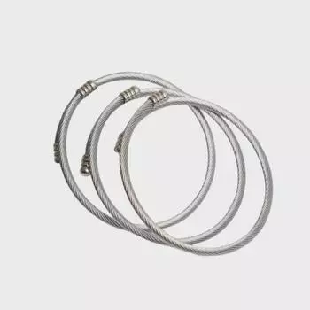 Регулируемый браслет Panjia из золота и серебра из титана и нержавеющей стали - простые, элегантные украшения для женщин