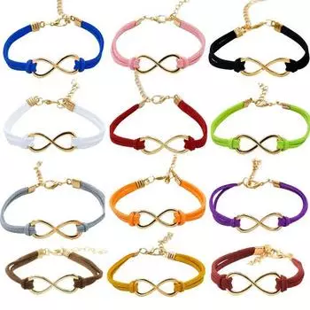 Регулируемый браслет ручной работы для женщин и мужчин, эластичный браслет зелёный