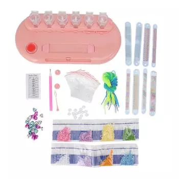 Регулируемый браслет с алмазной росписью, цветные точки, алмазный декоративный браслет, сделай сам, головоломки, игрушки