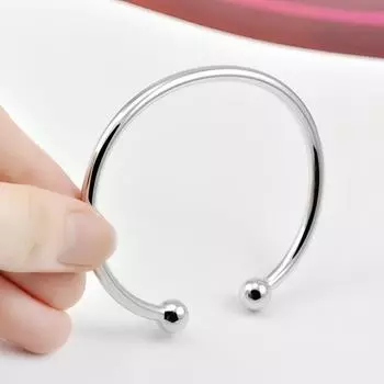 Регулируемый браслет Yousheng с отверстием, полированная медь, симметричный дизайн, бисер, подарок для друзей, семейное украшение на запястье на любой случай 1pc